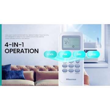 Hisense 8000 BTU Smart Inverter AC - Efficient Cooling Solution