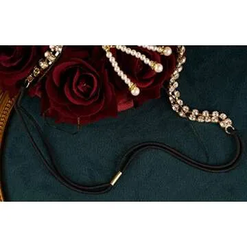 Cizoe 1920s Flapper Great Gatsby Bridal Pearl Headpiece
