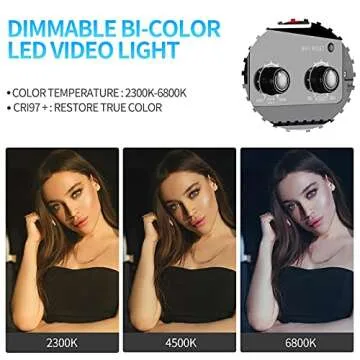 GVM LED Video Lighting Kit with App Control for Creators