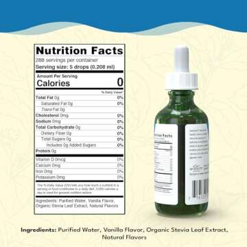 SweetLeaf Sweet Drops - Flavored Stevia Liquid Sweetener, Organic Stevia Extract, Zero Calorie, Keto...