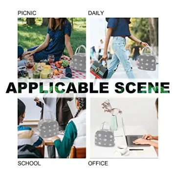 Insulated Leakproof Lunch Bag - Stylish Reusable Tote