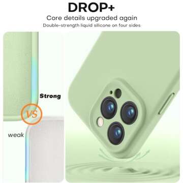 Vooii iPhone 15 Pro Max Case - Premium Silicone Protection