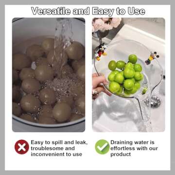 Yostyle Multi-functional Drain Basket for Kitchen Use