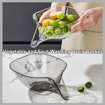 Yostyle Multi-functional Drain Basket for Kitchen Use