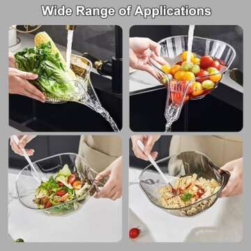 Yostyle Multi-functional Drain Basket for Kitchen Use