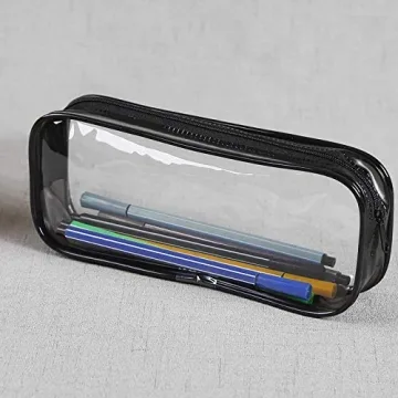 WUWEOT Clear Pencil Case Pack for Stylish Organization