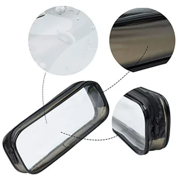 WUWEOT Clear Pencil Case Pack for Stylish Organization