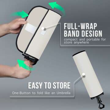 Tesla Model Y & 3 Windshield Sunshade Umbrella