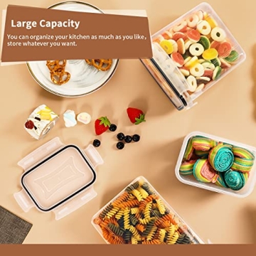 PRAKI Airtight Food Storage Containers - 16 Pcs Set