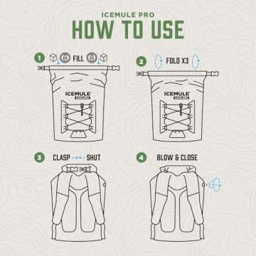 ICEMULE Pro XLarge Collapsible Backpack Cooler – Hands Free, 100% Waterproof, 24+ Hours Cooling, Soft Sided Cooler for Hiking, Camping, Fishing & Picnics, 33 Liter, Fits 32 Cans + Ice, Matte Black