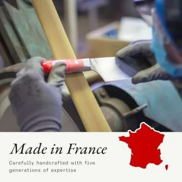 Made In Cookware 6" Nakiri Knife - Pomme Red Handle