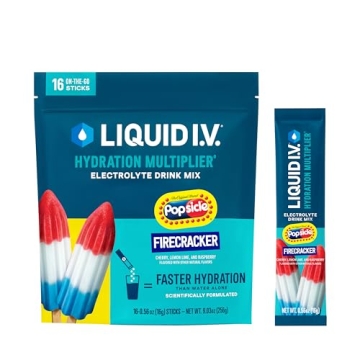 Liquid I.V. Hydration Multiplier Popsicle Firecracker 16 Servings