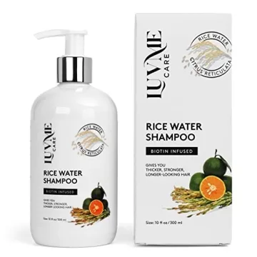 Rice Water Hair Growth Shampoo with Biotin - For Thinning Hair, All Hair Types, 10 Fl Oz