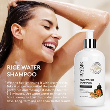 Revitalize Thinning Hair with Rice Water Shampoo