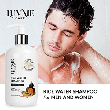 Revitalize Thinning Hair with Rice Water Shampoo