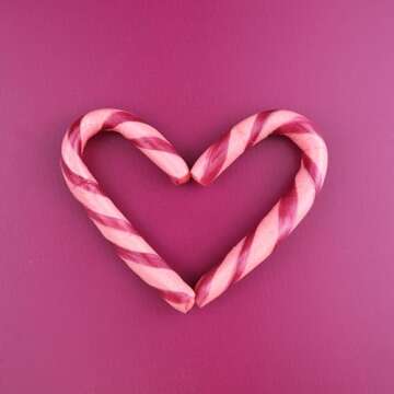 Organic Mini Berry Flavored Individually Wrapped Candy Canes, Holiday Gifts and Stocking Stuffers, 3...