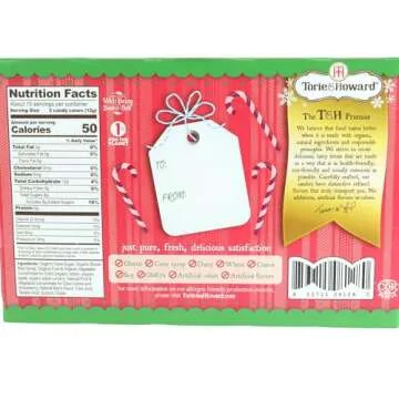 Organic Mini Berry Flavored Individually Wrapped Candy Canes, Holiday Gifts and Stocking Stuffers, 30 Count