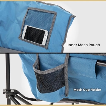 ARROWHEAD OUTDOOR Heavy-Duty Camp Chair for Comfort