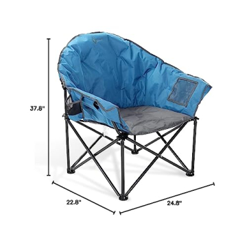 ARROWHEAD OUTDOOR Heavy-Duty Camp Chair for Comfort