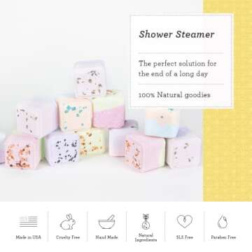 Lizush Luxury Spa Gifts for Women - 6 Piece Citrus Spa Gift Baskets for Women, Relaxation Birthday Gift Set, Handmade in the USA, Self Care Gift Sets For Wife, Mom, Co-Worker, Best Friend