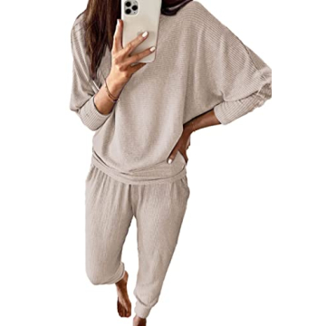 PRETTYGARDEN Women's Cozy 2 Piece Tracksuit for Fall
