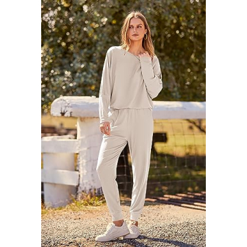 PRETTYGARDEN Women's Cozy 2 Piece Tracksuit for Fall