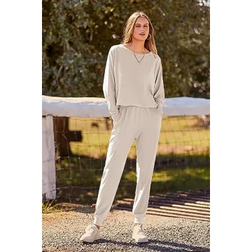 PRETTYGARDEN Women's Cozy 2 Piece Tracksuit for Fall