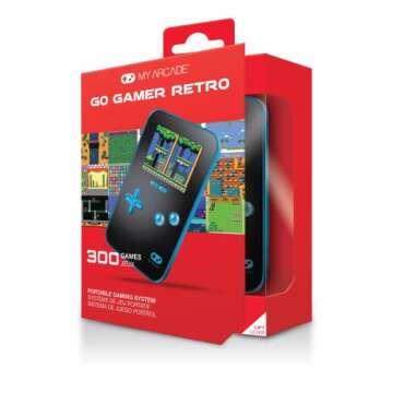 My Arcade Go Gamer Portable - Handheld Gaming System - 300 Retro Style Games - Battery Powered - Ful...