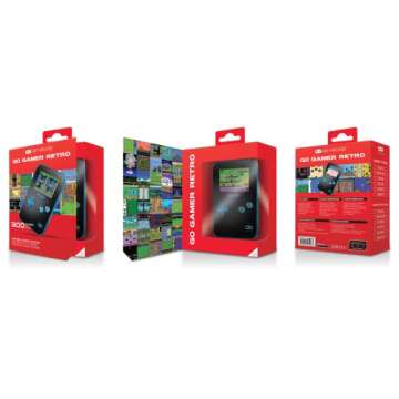 My Arcade Go Gamer Portable - Handheld Gaming System - 300 Retro Style Games - Battery Powered - Full Color Display - Volume Buttons - Headphone Jack - Electronic Games
