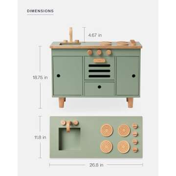 Lalo The Play Kitchen - Safe and Interactive for Kids