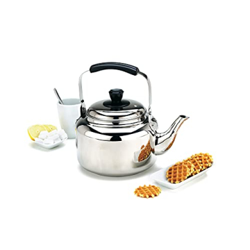 Demeyere Bistrot 4.25-qt Stainless Steel Tea Kettle