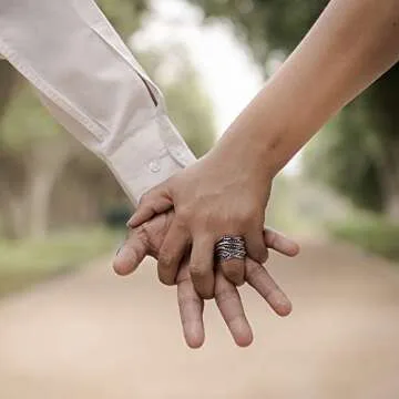 Elegant Mytys Gold and Silver Statement Ring for Women