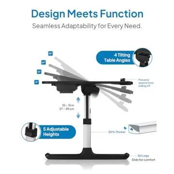 Cooper Desk PRO - Adjustable Multi-Functional Laptop Table