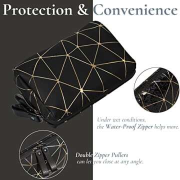 ZENPUNK Mini Makeup Organizer for Purse - Waterproof Design