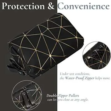 ZENPUNK Mini Makeup Organizer for Purse - Waterproof Design