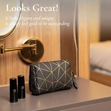 ZENPUNK Mini Makeup Organizer for Purse - Waterproof Design