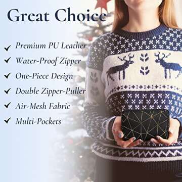 ZENPUNK Mini Makeup Organizer for Purse - Waterproof Design