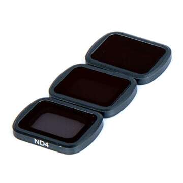 Lens Filters for DJI OSMO Pocket 4K Gimbal Handheld Camera Lens Set, Multi Coated Filters Pack Accessories (3 Pack) ND4, ND8, ND16
