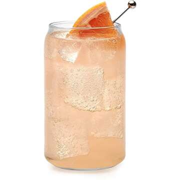 Libbey Can Shaped Beer Glass - 16 oz