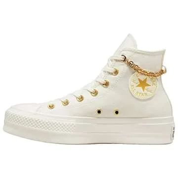 Chic Converse Women's All Star Lift in Golden Chain