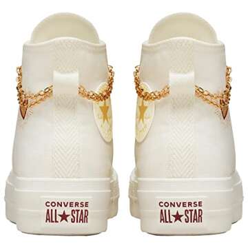 Chic Converse Women's All Star Lift in Golden Chain