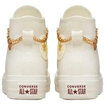 Chic Converse Women's All Star Lift in Golden Chain