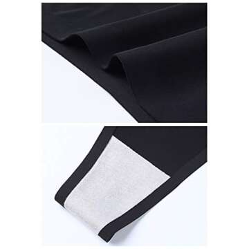 GNEPH Low Rise Seamless Thong Women Underwear Stretch Invisible Bikini Thongs Panties Multipack (Black, XL)