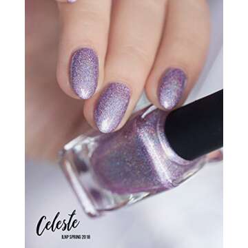ILNP Celeste - Stunning Lilac Ultra Holographic Nail Polish