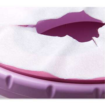Disposable Cover Liner Protector,Circular Shape Multi-Purpose (Pack of 100) for Yoni seat kit