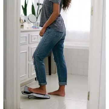 Dorsiflex. Deep calf, foot, and arch stretcher and foot rocker and slant board device for plantar fasciitis, Achilles tendinitis, calf stretching, ankle mobility, toe mobility and heel pain relief.