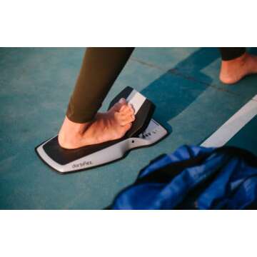 Dorsiflex. Deep calf, foot, and arch stretcher and foot rocker and slant board device for plantar fasciitis, Achilles tendinitis, calf stretching, ankle mobility, toe mobility and heel pain relief.
