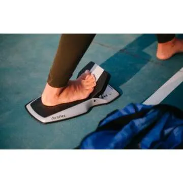 Dorsiflex. Deep calf, foot, and arch stretcher and foot rocker and slant board device for plantar fasciitis, Achilles tendinitis, calf stretching, ankle mobility, toe mobility and heel pain relief.