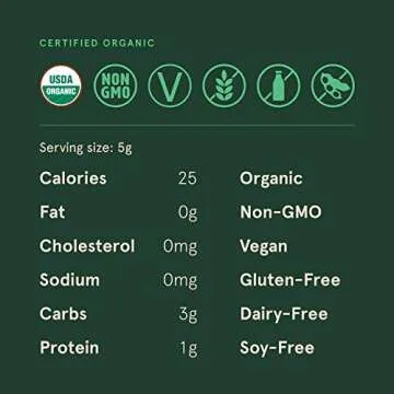 Sun Bay Organics Superfood Kale Powder with Fiber, Vitamins and Minerals - USDA Organic Antioxidant-Rich - 8 oz.