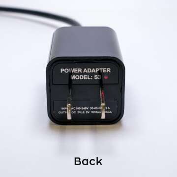 ALPHA TECH Hidden Charger Camera for Covert Surveillance